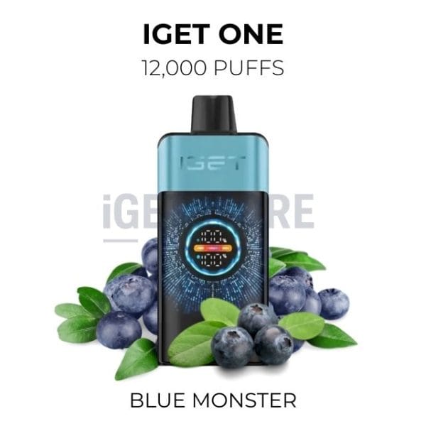 IGET ONE 12000 puffs – Blue Monster