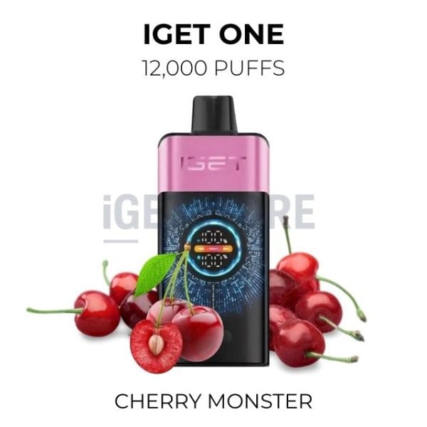 IGET ONE 12000 puffs – Cherry Monster