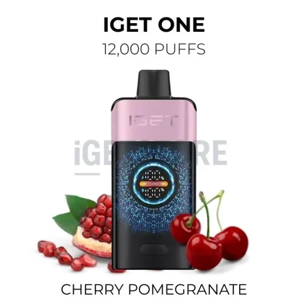 IGET ONE 12000 puffs – Cherry Pomegranate