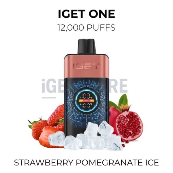 IGET ONE Strawberry Pomegranate Ice 12000 puffs