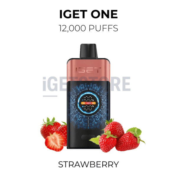 IGET One Strawberry 12000 Puffs