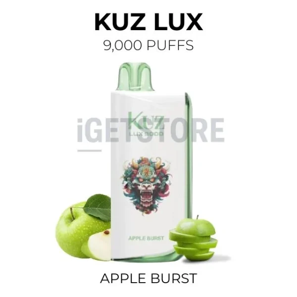 KUZ LUX Apple Burst 9000 Puffs