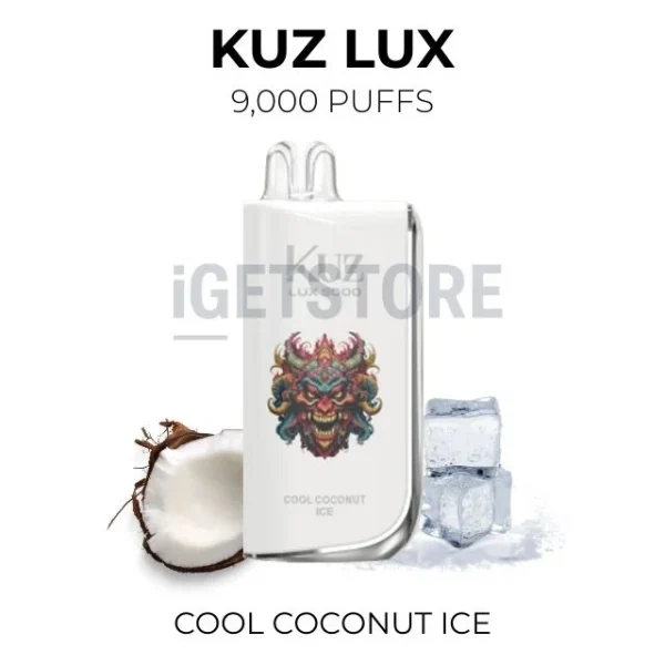 KUZ LUX Cool Coconut Ice 9000 Puffs
