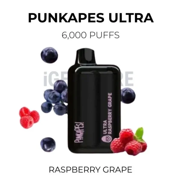 Punkapes Ultra 6000 – Raspberry Grape
