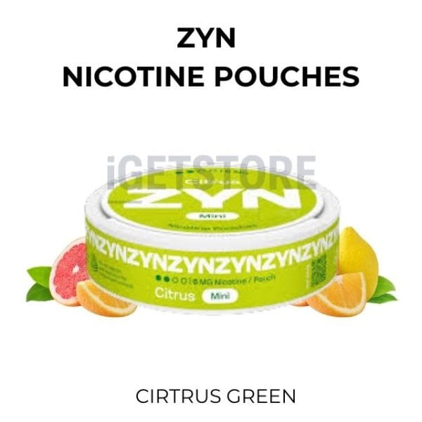 ZYN Nicotine Pouches – Cirtrus Green
