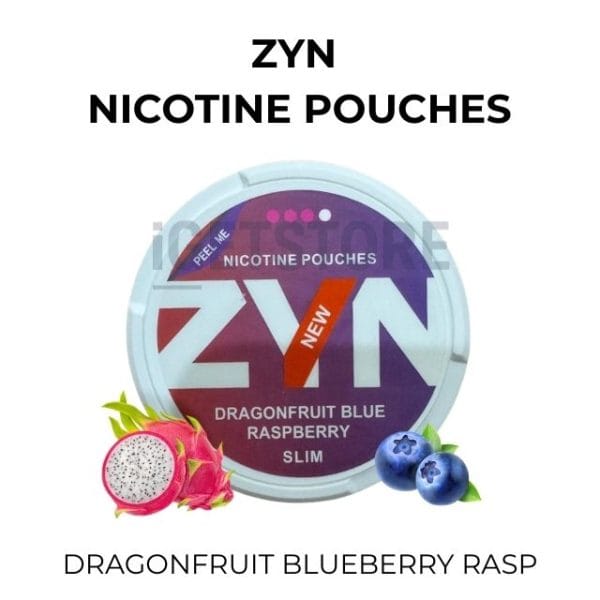 Zyn Nicotine Pouches – Dragonfruit Blueberry Rasp